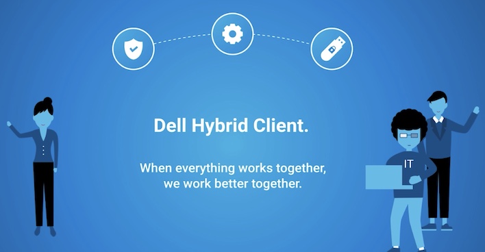 dell hybrid work together